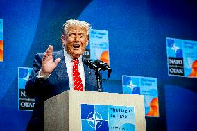 Press Conference After NATO Summit in The Hague - Netherlands