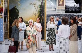 Queen Maxima Meets the Partners of World Leaders - Rotterdam