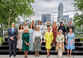 Queen Maxima Meets the Partners of World Leaders - Rotterdam