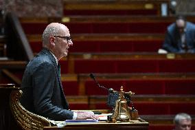 Questions to the government at the National Assembly in Paris FA