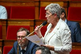 Questions to the government at the National Assembly in Paris FA
