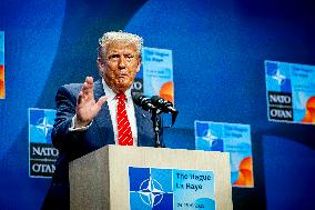 Press Conference After NATO Summit in The Hague - Netherlands