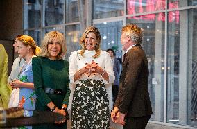 Queen Maxima Meets the Partners of World Leaders - Rotterdam