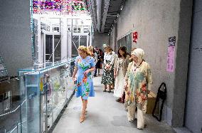 Queen Maxima Meets the Partners of World Leaders - Rotterdam