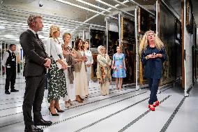 Queen Maxima Meets the Partners of World Leaders - Rotterdam