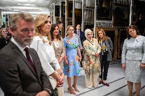 Queen Maxima Meets the Partners of World Leaders - Rotterdam