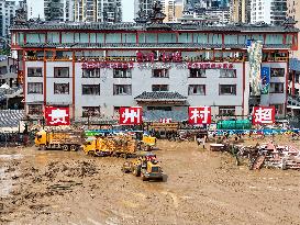 Heavy Rain Leaves Southwest China Under Water