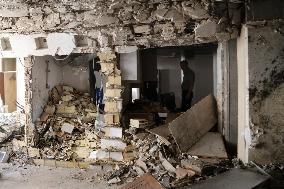 Building Damaged During Israeli Airstrikes - Tehran