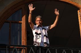 CALCIO - Serie B - Filippo Inzaghi meets the fans of Palermo Calcio