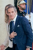 Director General of the International Atomic Energy Agency (IAEA) Rafael Grossi at the Elysee Palace - Paris AJ