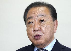 Japan main opposition party head Noda