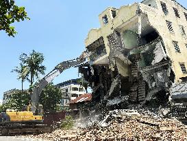 Aftermath of March earthquake in Myanmar