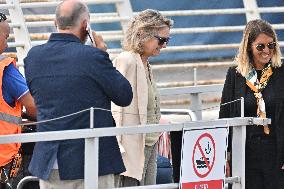 José Ramón Andrés Puerta and his Wife Patricia Andres  At Venice Airport
