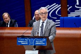 President Zelensky at the Council of Europe - Strasbourg