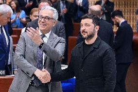 President Zelensky at the Council of Europe - Strasbourg