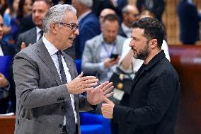 President Zelensky at the Council of Europe - Strasbourg