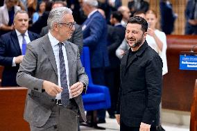 President Zelensky at the Council of Europe - Strasbourg
