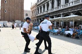 Extinction Rebellion Action Against Jeff Bezos’ Wedding - Venice