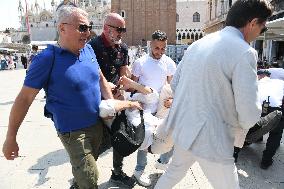Extinction Rebellion Action Against Jeff Bezos’ Wedding - Venice