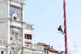 Extinction Rebellion Action Against Jeff Bezos’ Wedding - Venice