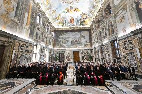 Pope Leo XIV Meets Aid Agencies for the Oriental Churches - Vatican