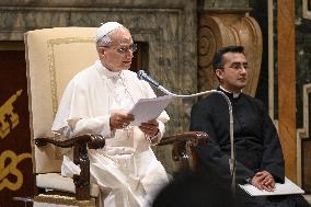 Pope Leo XIV Meets Aid Agencies for the Oriental Churches - Vatican