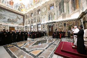 Pope Leo XIV Meets Aid Agencies for the Oriental Churches - Vatican