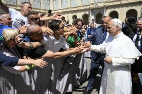 Pope Leo XIV Attends World Day Against Drug Abuse - Vatican