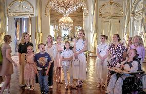 Princess Elisabeth Hosts Young Patients at Royal Palace - Brussels