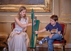 Princess Elisabeth Hosts Young Patients at Royal Palace - Brussels
