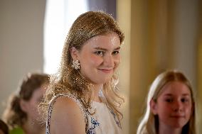 Princess Elisabeth Hosts Young Patients at Royal Palace - Brussels