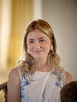 Princess Elisabeth Hosts Young Patients at Royal Palace - Brussels