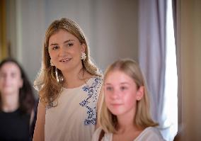Princess Elisabeth Hosts Young Patients at Royal Palace - Brussels