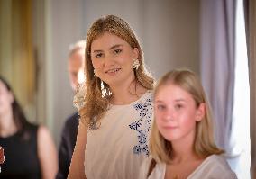 Princess Elisabeth Hosts Young Patients at Royal Palace - Brussels