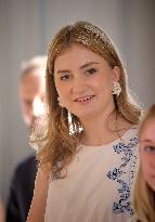 Princess Elisabeth Hosts Young Patients at Royal Palace - Brussels