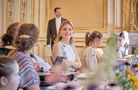 Princess Elisabeth Hosts Young Patients at Royal Palace - Brussels