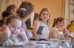 Princess Elisabeth Hosts Young Patients at Royal Palace - Brussels