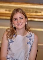 Princess Elisabeth Hosts Young Patients at Royal Palace - Brussels