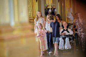 Princess Elisabeth Hosts Young Patients at Royal Palace - Brussels