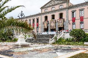 Carpet Made with Sand in The Church Square of La Orotava - Tenerife