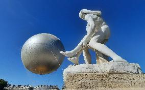 Olympic Cauldron In The Tuileries Gardens - Paris