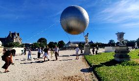 Olympic Cauldron In The Tuileries Gardens - Paris