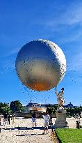 Olympic Cauldron In The Tuileries Gardens - Paris