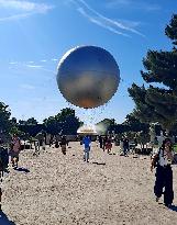 Olympic Cauldron In The Tuileries Gardens - Paris