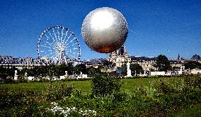 Olympic Cauldron In The Tuileries Gardens - Paris
