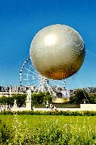 Olympic Cauldron In The Tuileries Gardens - Paris