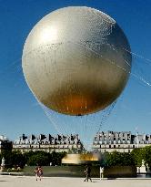 Olympic Cauldron In The Tuileries Gardens - Paris