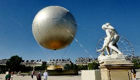 Olympic Cauldron In The Tuileries Gardens - Paris