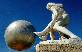 Olympic Cauldron In The Tuileries Gardens - Paris