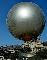 Olympic Cauldron In The Tuileries Gardens - Paris